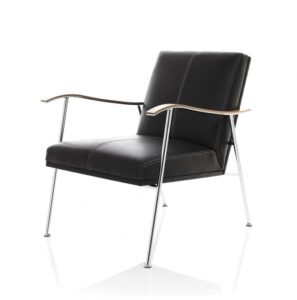 Premium Chrome Lounge Chair