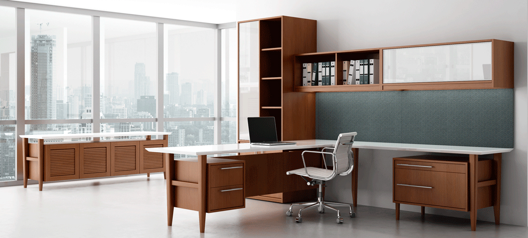 modern office credenza