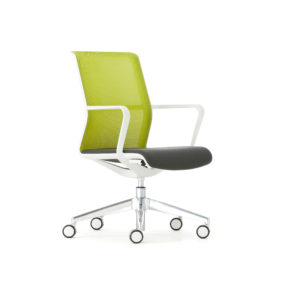 Green White Grey Meeting Chair