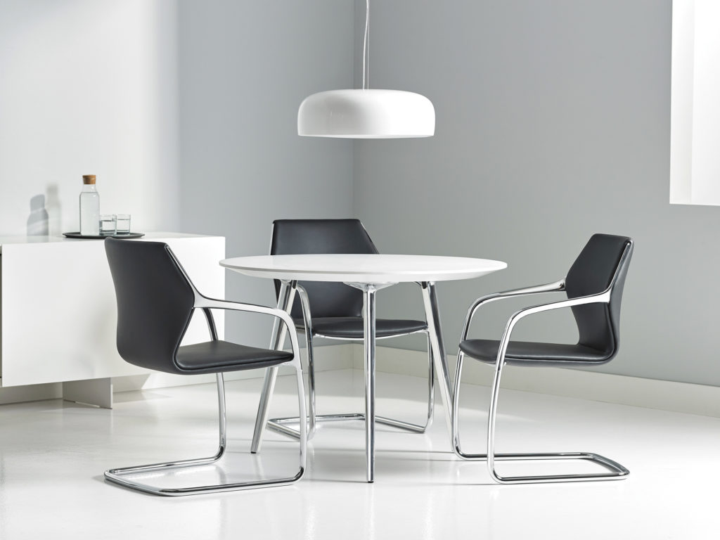 Luxury Cantilever Side Chair - Ambience Doré