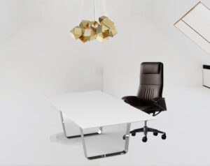 Glass Chrome Contemporary Table is a premium high end office meeting table great for office and home offices